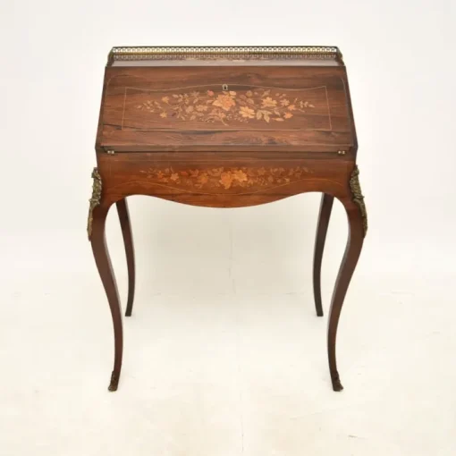 Pamono Antique Victorian Inlaid Bureau, 1880s Outlet