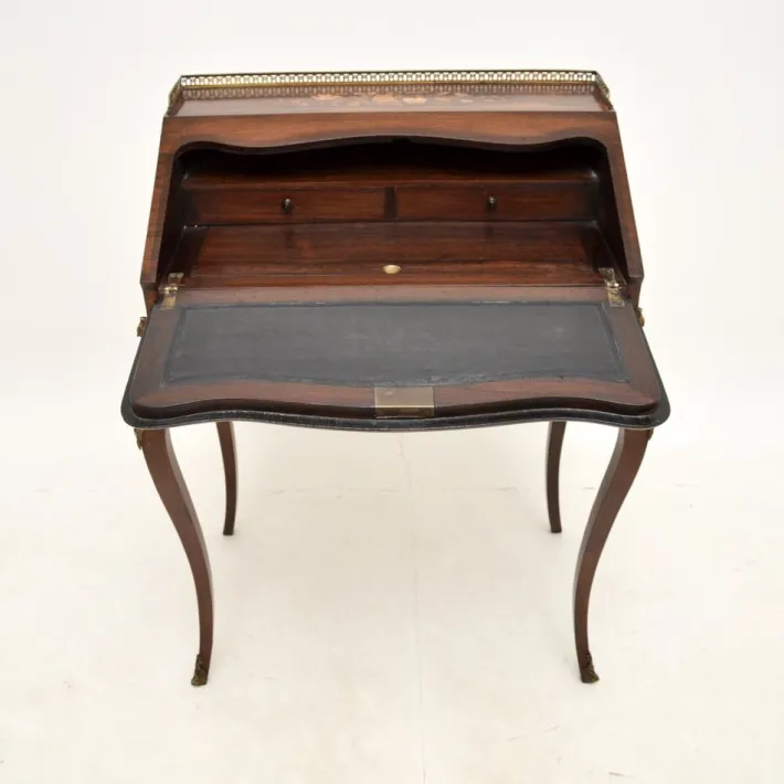 Pamono Antique Victorian Inlaid Bureau, 1880s Outlet