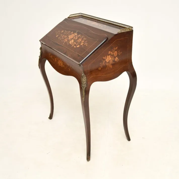 Pamono Antique Victorian Inlaid Bureau, 1880s Outlet