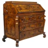 Pamono Antique Walnut & Burl Style 700 Lombardo Secretaire by Bottega Milanese dei Valentini Sale