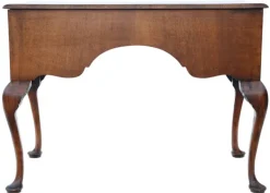 Pamono Antique Walnut Figured 5-Drawer Writing Desk or Dressing Table, 1910s Discount