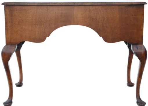 Pamono Antique Walnut Figured 5-Drawer Writing Desk or Dressing Table, 1910s Discount