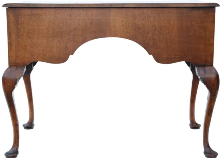 Pamono Antique Walnut Figured 5-Drawer Writing Desk or Dressing Table, 1910s Discount