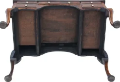 Pamono Antique Walnut Figured 5-Drawer Writing Desk or Dressing Table, 1910s Discount