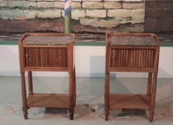 Pamono Antique Walnut Nightstand Sale