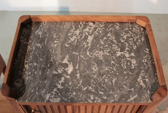 Pamono Antique Walnut Nightstand Sale