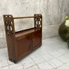 Pamono Antique Walnut Wall Mounted Cabinet, 1890s Best