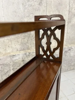 Pamono Antique Walnut Wall Mounted Cabinet, 1890s Best