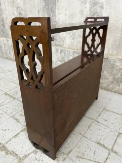 Pamono Antique Walnut Wall Mounted Cabinet, 1890s Best