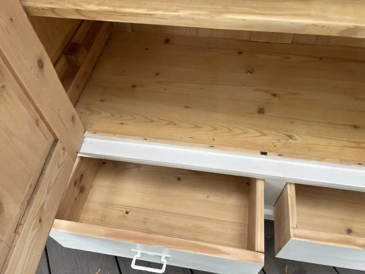 Pamono Antique Wardrobe in Fir, 1890s Discount