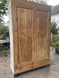 Pamono Antique Wardrobe in Fir, 1890s Discount