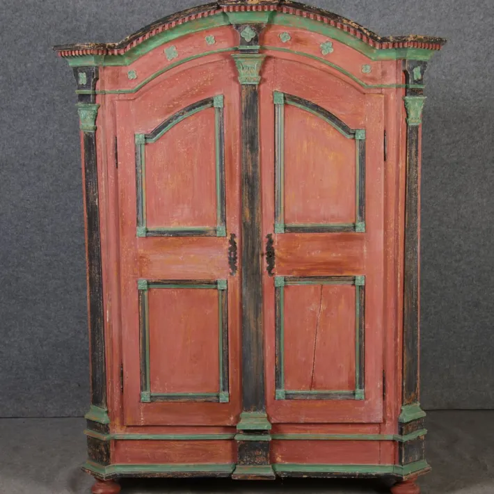 Pamono Antique Windisch Louis Xvi Cabinet, Bevelled Around 1780 Sale