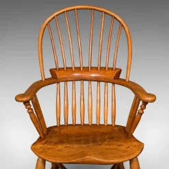 Pamono Antique Windsor Rocking Chair in Elm, 1900 Online
