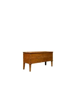 Pamono Antique Wood Chest, 1890s Online