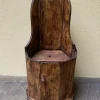Pamono Antique Wooden High Chair, 1890s Clearance