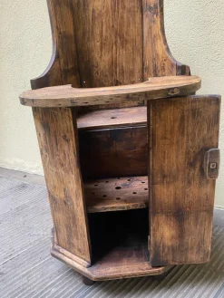 Pamono Antique Wooden High Chair, 1890s Clearance