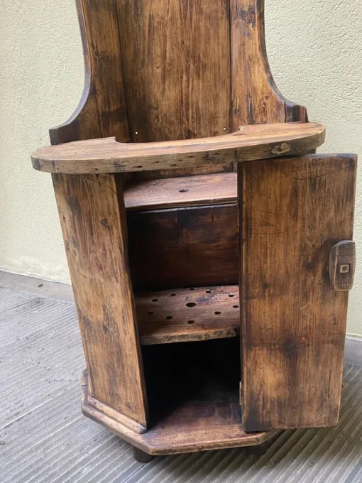 Pamono Antique Wooden High Chair, 1890s Clearance