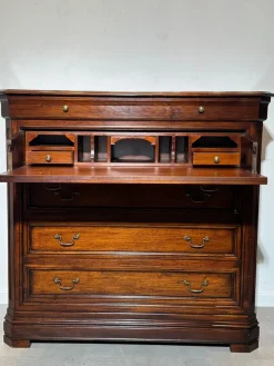Pamono Antique Wooden Secretaire in Mahogany Online