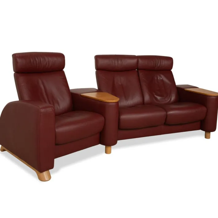 Pamono Arion Three-Seater Sofa in Leather from Stressless
