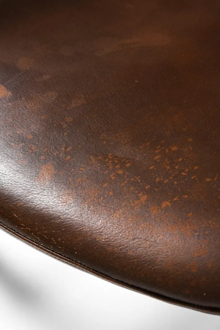 Pamono Armchair in Rosewood and Brown Leather attributed to Hans Olsen, 1960s Clearance
