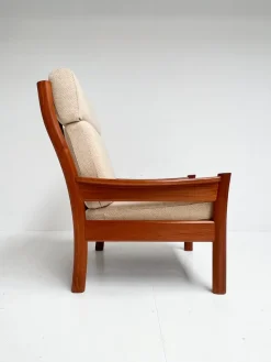 Pamono Armchair in Wood from Dyrlund, 1960s Sale