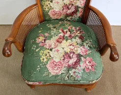 Pamono Armchairs and Chippendale Table in Solid Beech, 1950s, Set of 3 Best