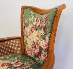 Pamono Armchairs and Chippendale Table in Solid Beech, 1950s, Set of 3 Best