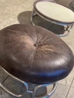 Pamono Armchairs and Ottomans by Michel Cadestin for Airborne, 1970, Set of 8 Discount