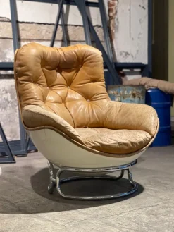 Pamono Armchairs and Ottomans by Michel Cadestin for Airborne, 1970, Set of 8 Discount