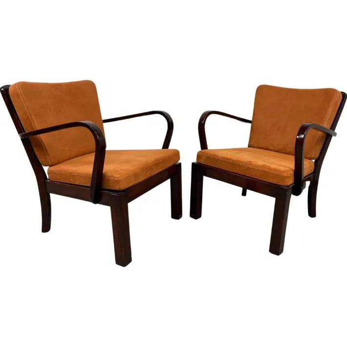 Pamono Armchairs from Thonet Mundus, 1930s, Set of 2 Clearance