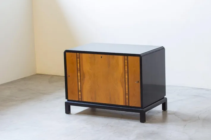 Pamono Art Deco Bar Cube, 1920s New