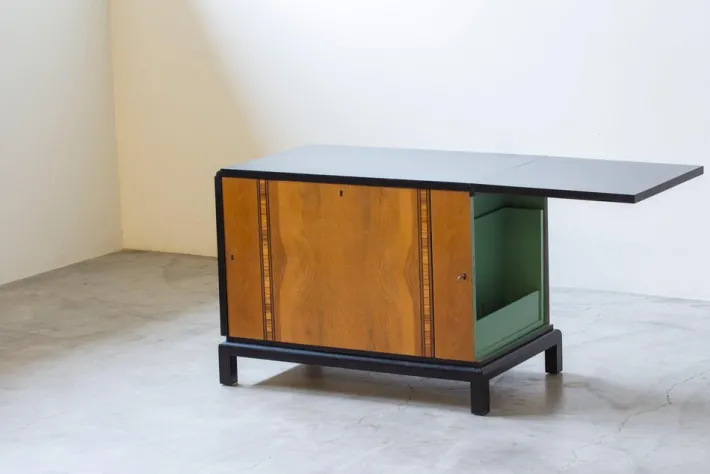 Pamono Art Deco Bar Cube, 1920s New