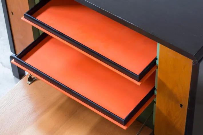 Pamono Art Deco Bar Cube, 1920s New