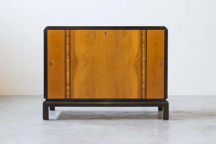 Pamono Art Deco Bar Cube, 1920s New