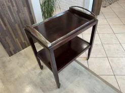 Pamono Art Deco Bar Trolley with Removable Tray, 1930s