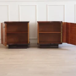 Pamono Art Deco Bedside Cabinets, Set of 2 Discount