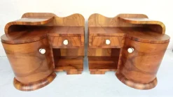 Pamono Art Deco Bedside Tables by Jindřich Halabala for Up Závody, 1930s, Set of 2 Outlet