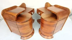 Pamono Art Deco Bedside Tables by Jindřich Halabala for Up Závody, 1930s, Set of 2 Outlet