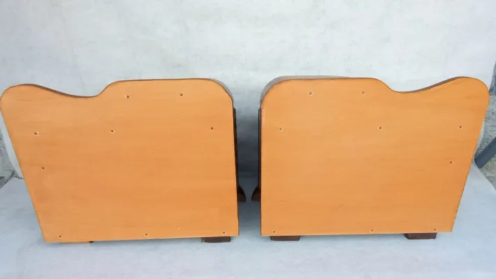 Pamono Art Deco Bedside Tables by Jindřich Halabala for Up Závody, 1930s, Set of 2 Outlet