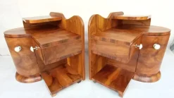 Pamono Art Deco Bedside Tables by Jindřich Halabala for Up Závody, 1930s, Set of 2 Outlet