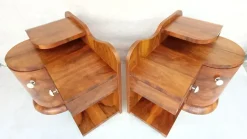 Pamono Art Deco Bedside Tables by Jindřich Halabala for Up Závody, 1930s, Set of 2 Outlet