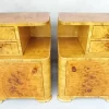 Pamono Art Deco Bedside Tables by Jindřich Halabala for Up Závody, 1950s, Set of 2 Discount