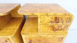 Pamono Art Deco Bedside Tables by Jindřich Halabala for Up Závody, 1950s, Set of 2 Discount