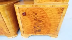 Pamono Art Deco Bedside Tables by Jindřich Halabala for Up Závody, 1950s, Set of 2 Discount