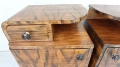 Pamono Art Deco Bedside Tables by Jindrich Halabala, 1940s, Set of 2 Clearance
