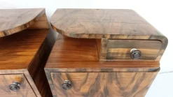 Pamono Art Deco Bedside Tables by Jindrich Halabala, 1940s, Set of 2 Clearance