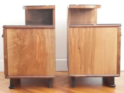 Pamono Art Deco Bedside Tables by Jindrich Halabala for Up Zavody, 1940s, Set of 2 Online