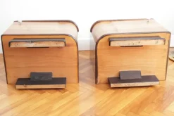 Pamono Art Deco Bedside Tables by Jindrich Halabala for Up Zavody, 1940s, Set of 2 Online