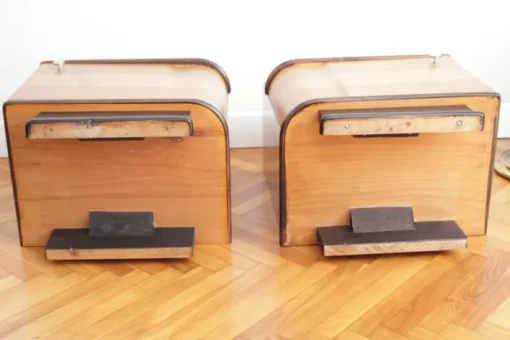 Pamono Art Deco Bedside Tables by Jindrich Halabala for Up Zavody, 1940s, Set of 2 Online