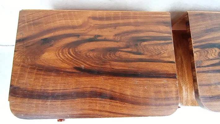 Pamono Art Deco Bedside Tables by Jindrich Halabala for Up Závody, 1940s, Set of 2